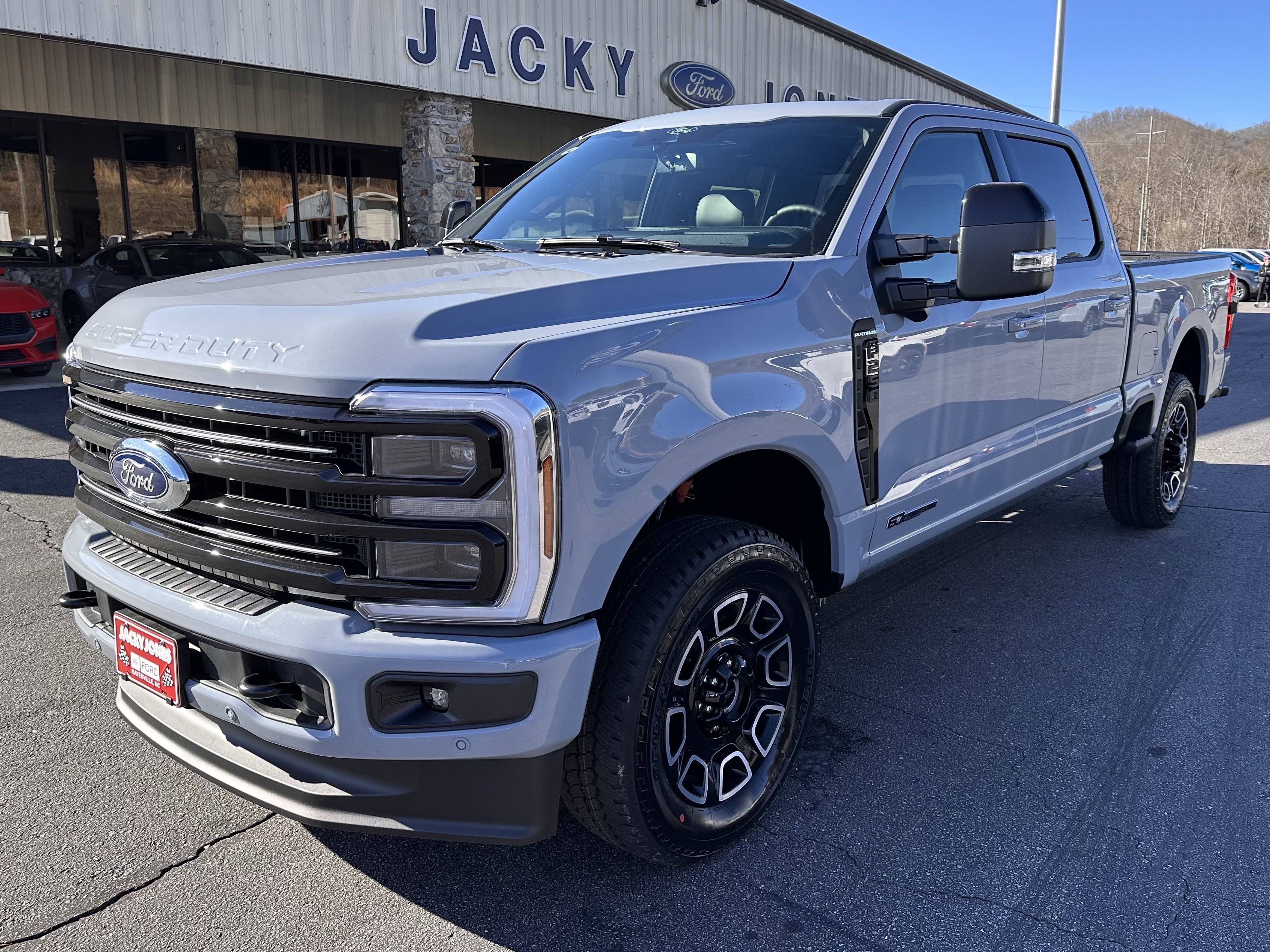 New 2026 Glacier Gray Metallic Tri-Coat Ford F-250® Platinum® image 2
