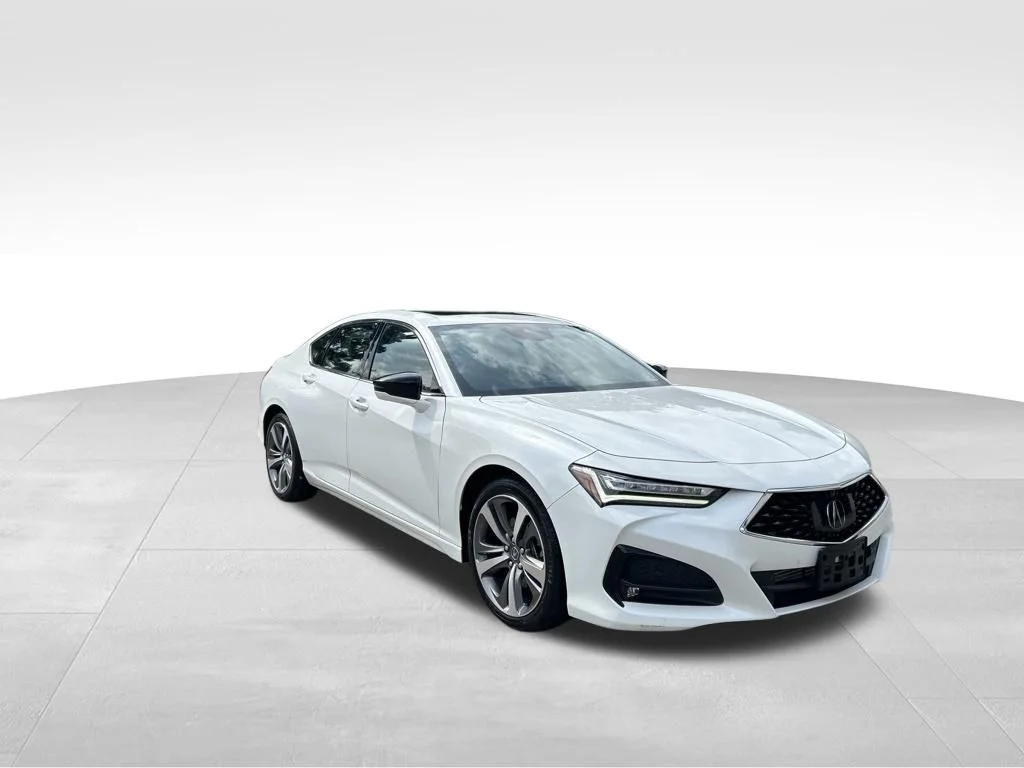 Used 2023 White Acura Advance image 7