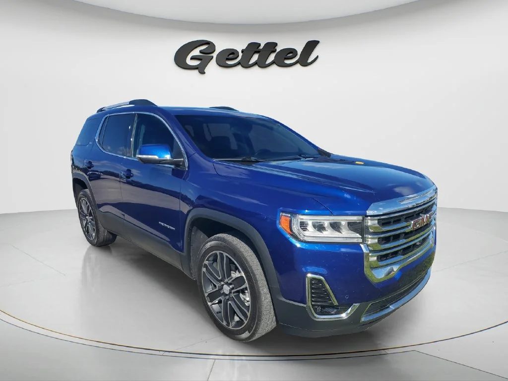Used 2023 ULTRA BLUE METALLIC GMC SLT image 2
