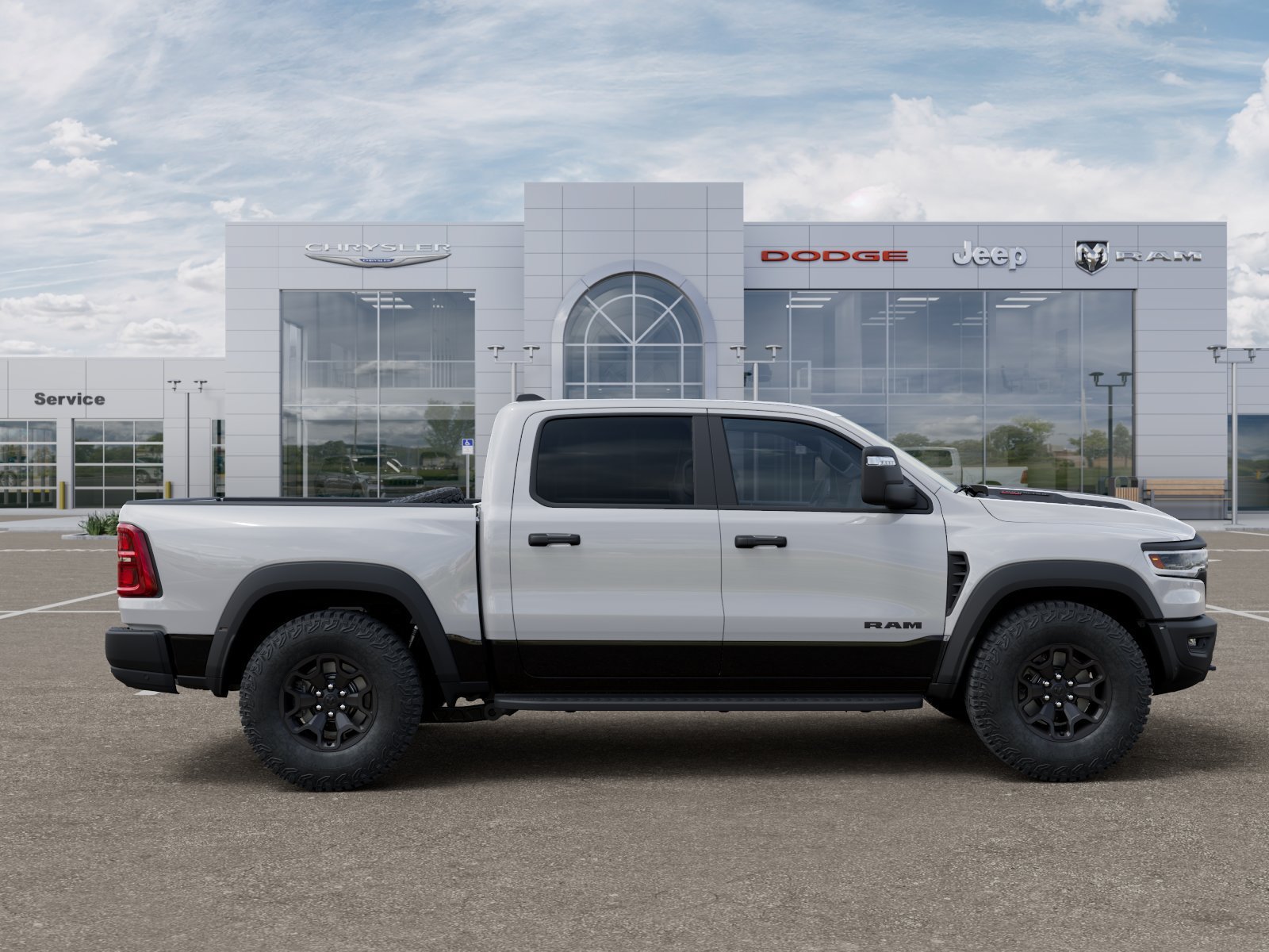 New 2026 Bright White Clear-Coat Exterior Paint RAM RHO image 21