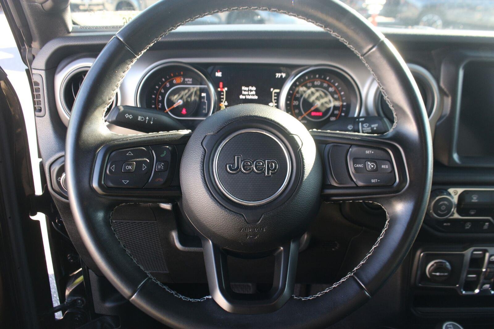 Used 2021 Black Jeep Unlimited 80th Anniversary image 17