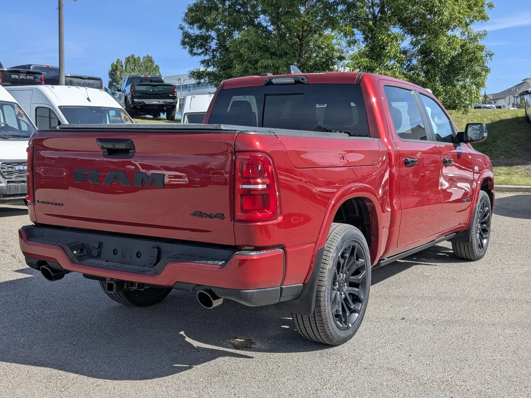 New 2026 Red RAM Limited - - Night Edition - Level A Grp - Pano Sunroof - 14.4 Uconnect NAV & More! image 8