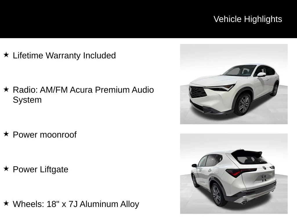 New 2026 Platinum White Pearl Acura Base image 5