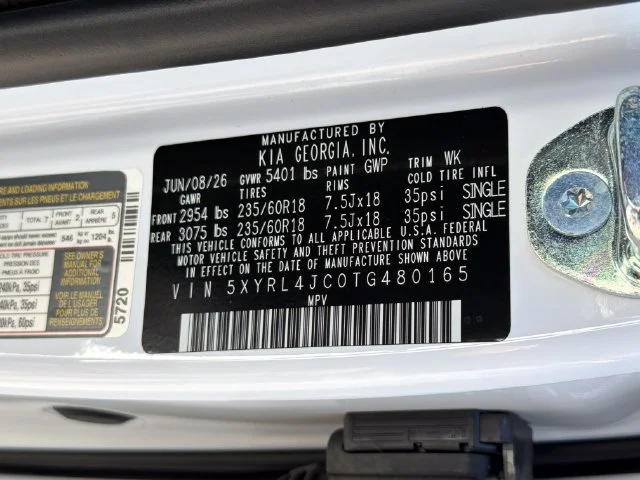 New 2026 Glacial White Pearl Kia S image 26