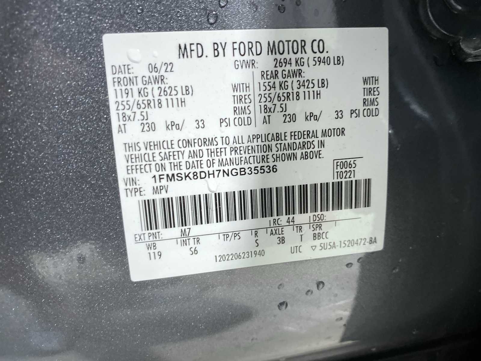 Used 2022 Carbonized Gray Metallic Ford XLT image 21