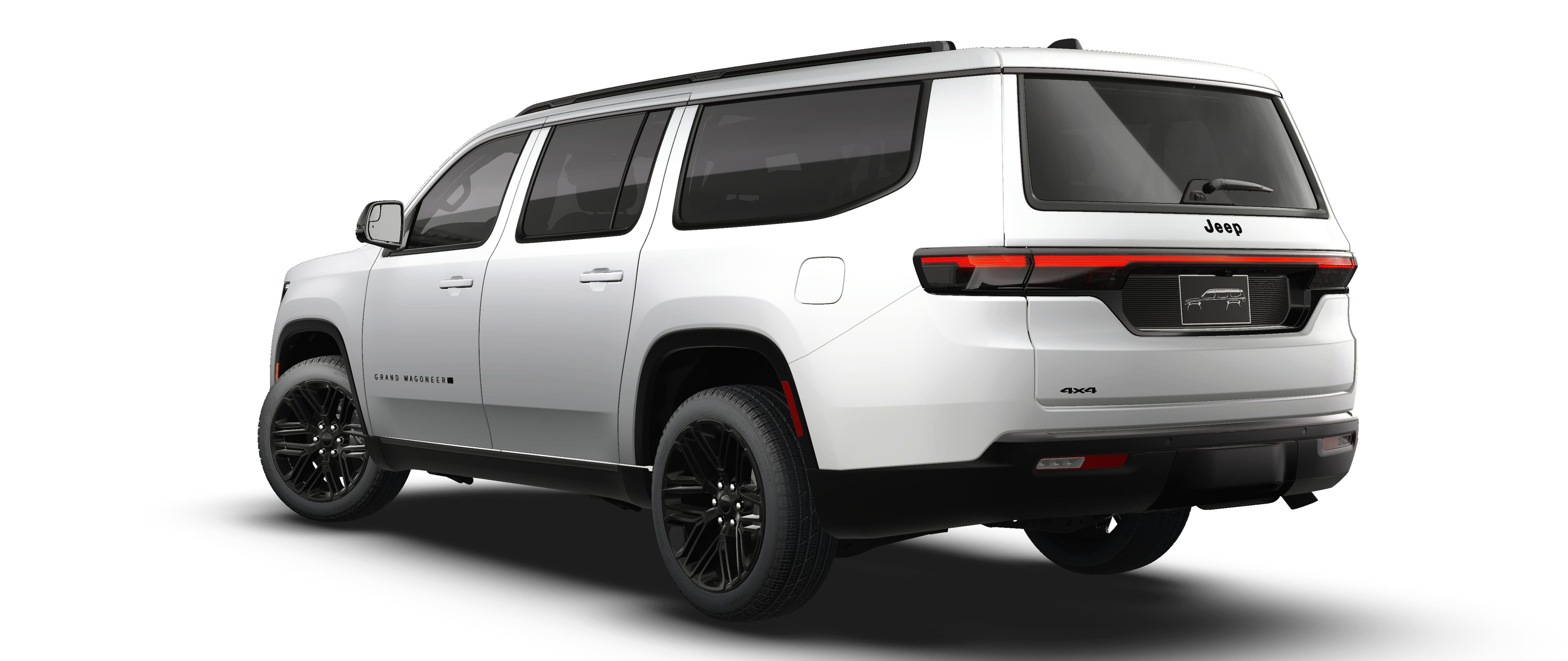 New 2026 Bright White Clear-Coat Exterior Paint Jeep Grand Wagoneer image 28