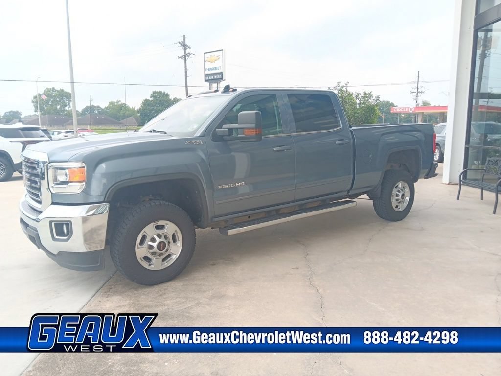 Used 2015 LIGHT STEEL GRAY METALLIC GMC SLE image 4