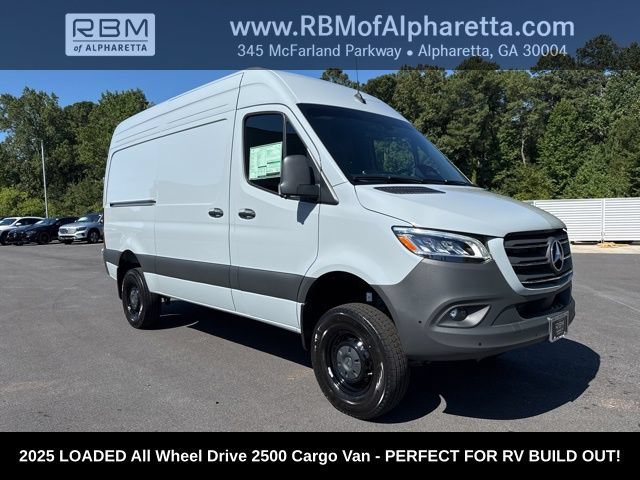New 2025 Silver Gray Mercedes-Benz 2500 High Roof All Wheel Drive with 144 Wheel Base image 4