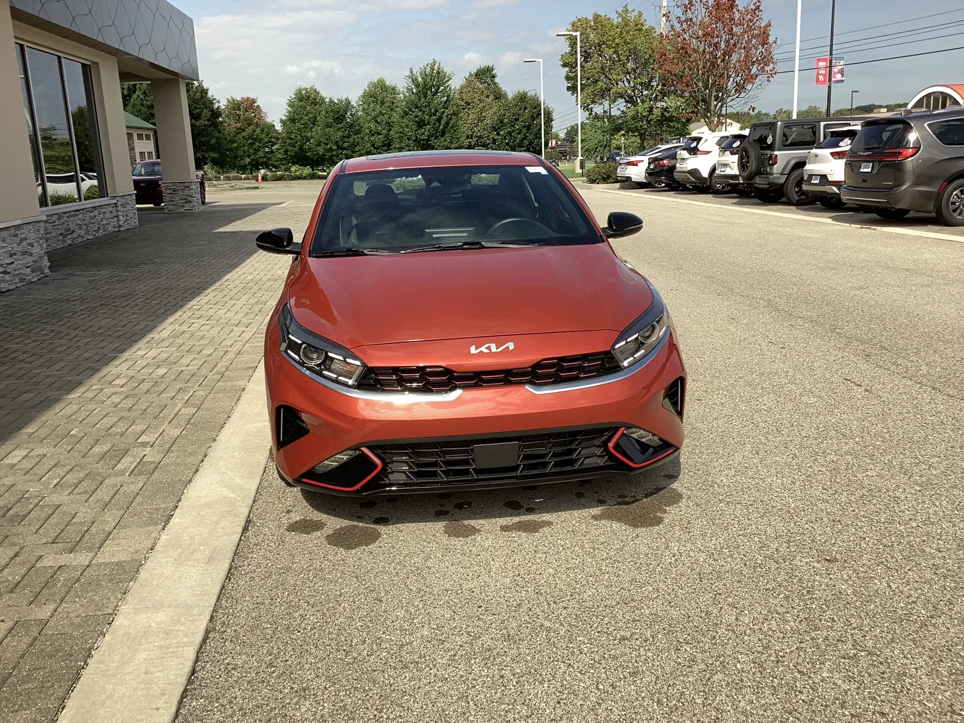 Used 2023 Fire Orange Kia GT-Line image 9