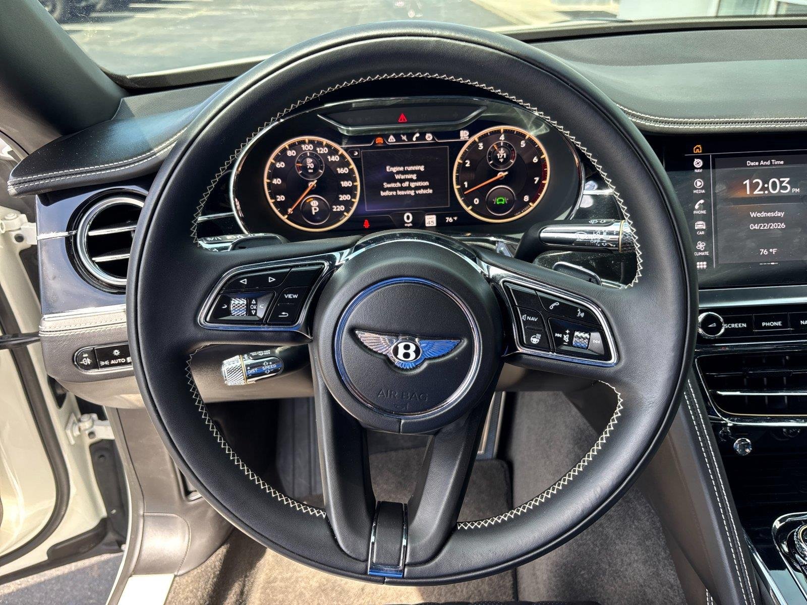 Used 2021 Glacier White Bentley W12 image 7