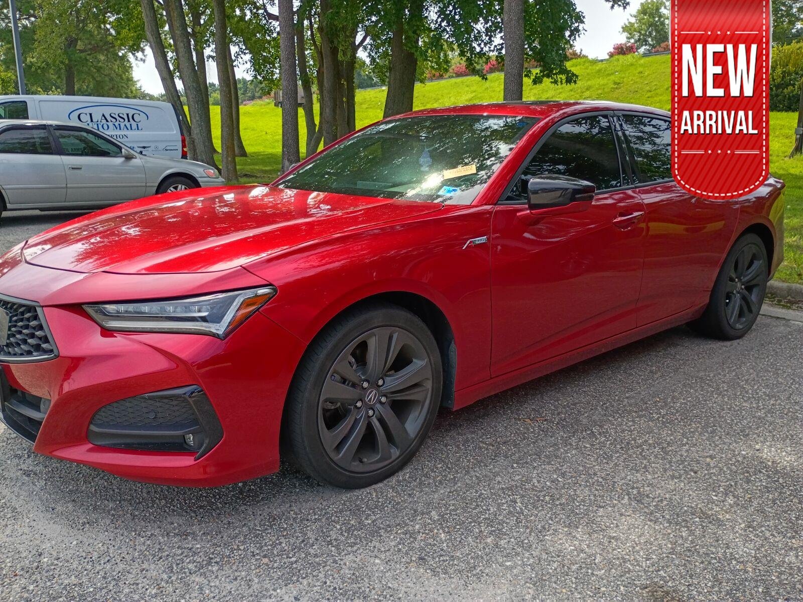 Used 2023 Performance Red Pearl Acura w/A-Spec Package image 1