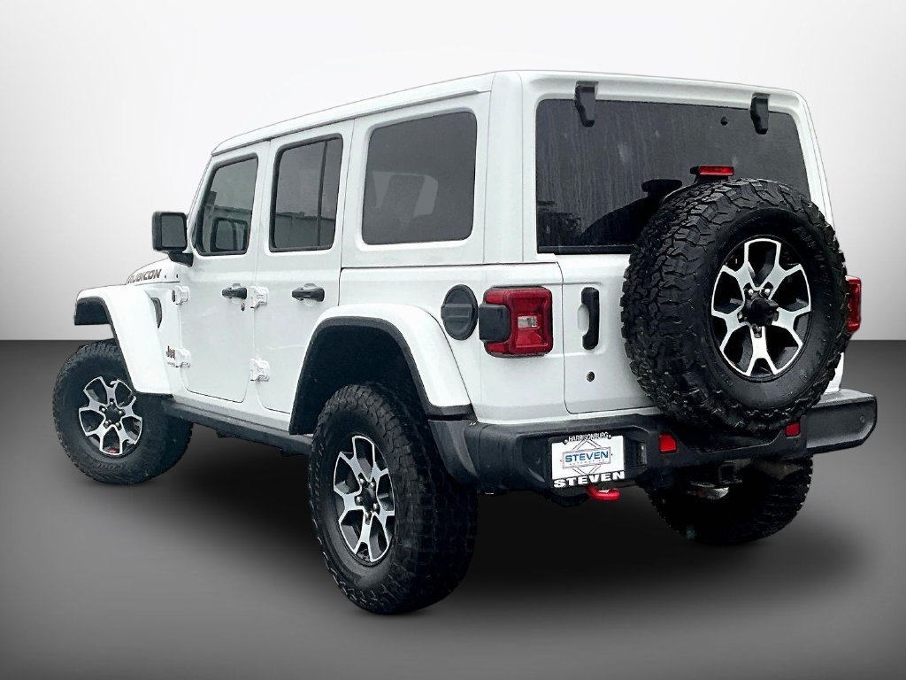 Used 2019 White Jeep Unlimited Rubicon image 4