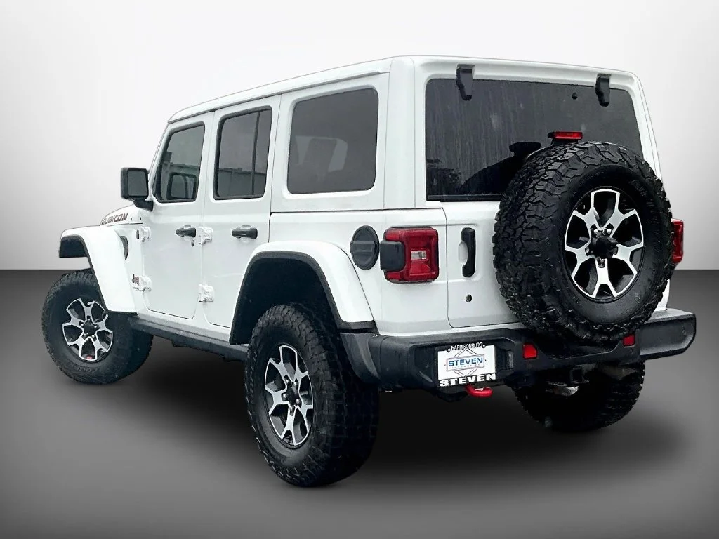 Used 2019 White Jeep Unlimited Rubicon image 4