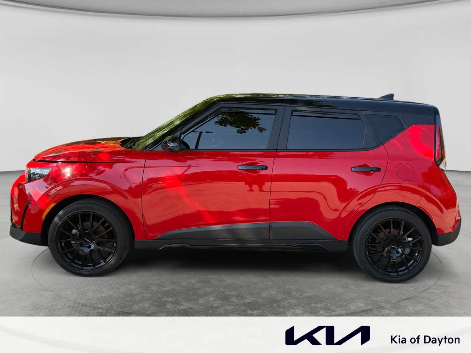 Certified Used 2025 Inferno Red/Black Roof Kia EX image 8