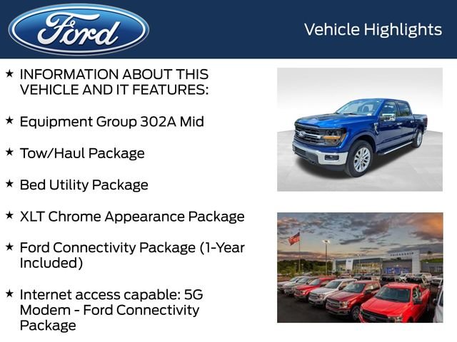 New 2026 Argon Blue Metallic Ford XLT image 4