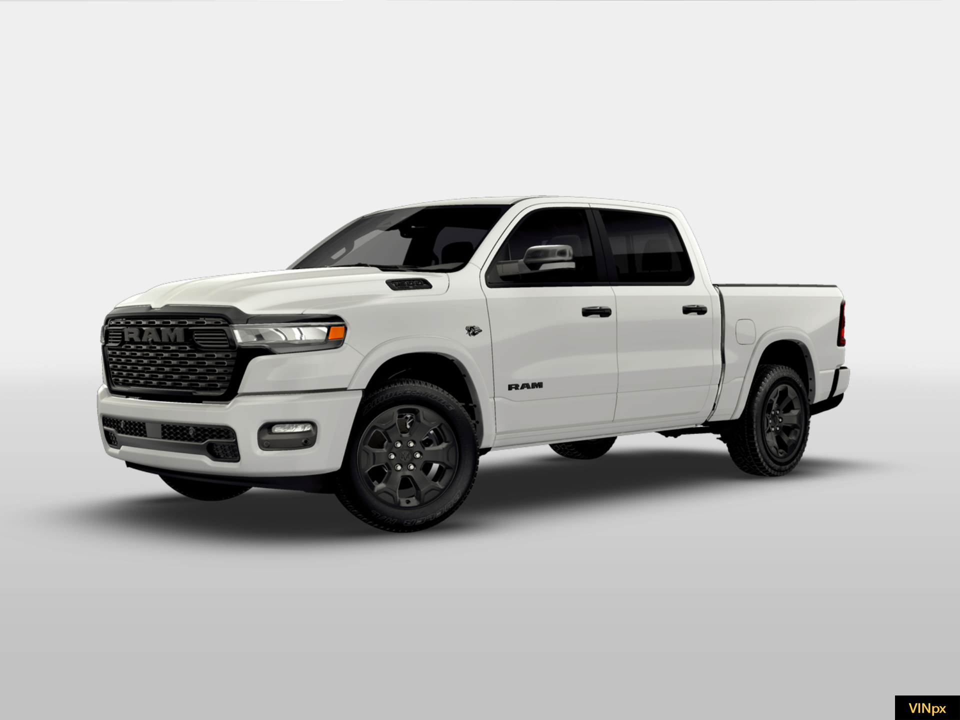 New 2026 Bright White Clear-Coat Exterior Paint RAM BIG HORN image 2