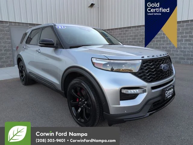 Certified Used 2021 Silver Ford ST image 1