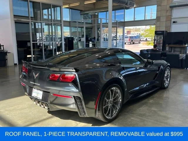 Used 2018 WATKINS GLEN GRAY METALLIC Chevrolet Grand Sport 3LT image 7