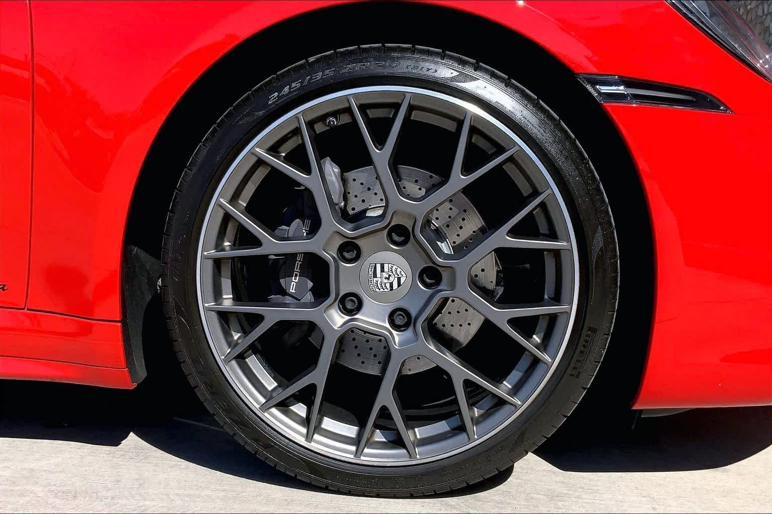 Used 2021 Guards Red Porsche Carrera image 11