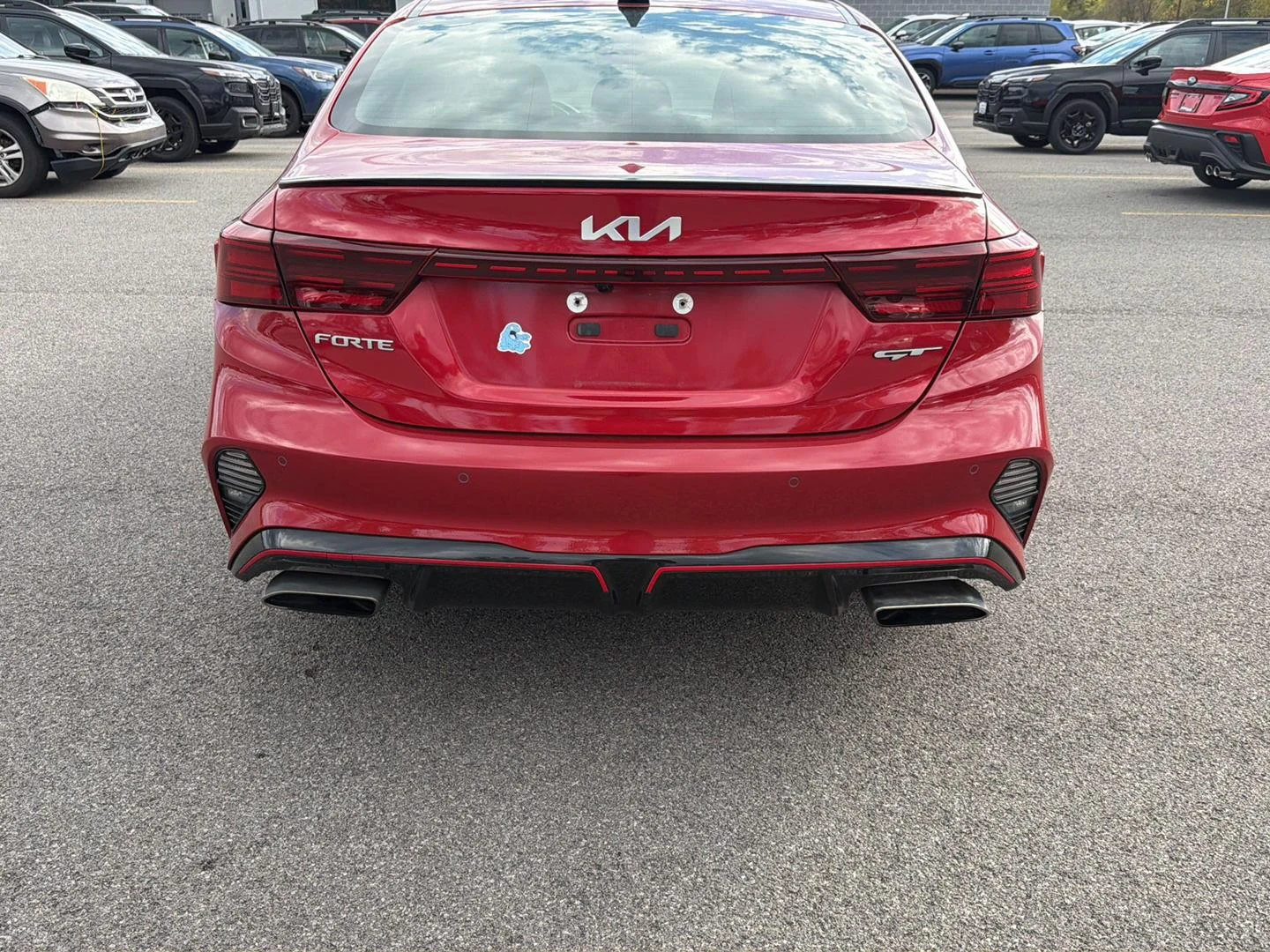 Used 2023 Currant Red Kia GT image 4
