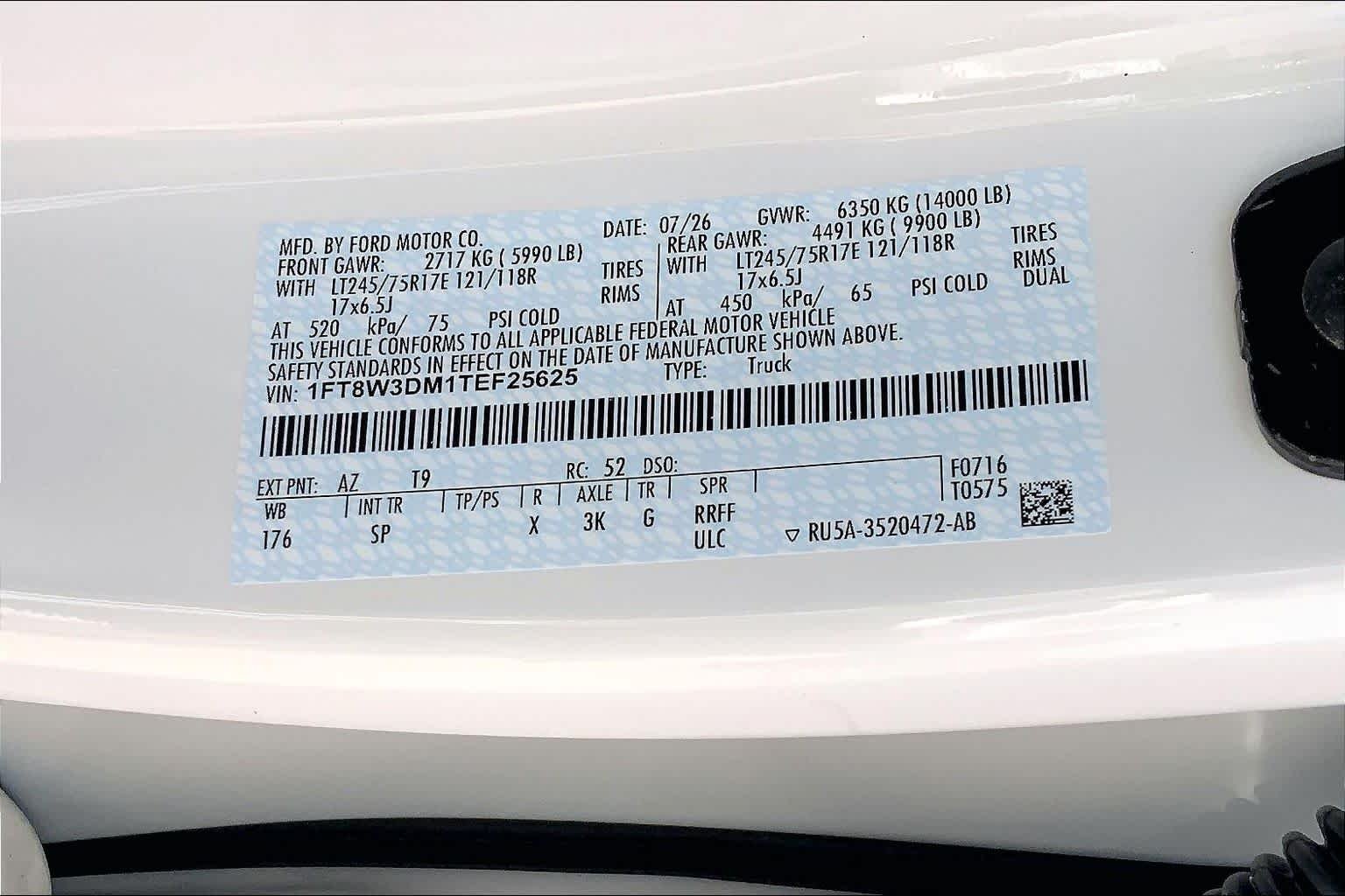 New 2026 Star White Metallic Tri-Coat Ford F-350® King Ranch® image 21