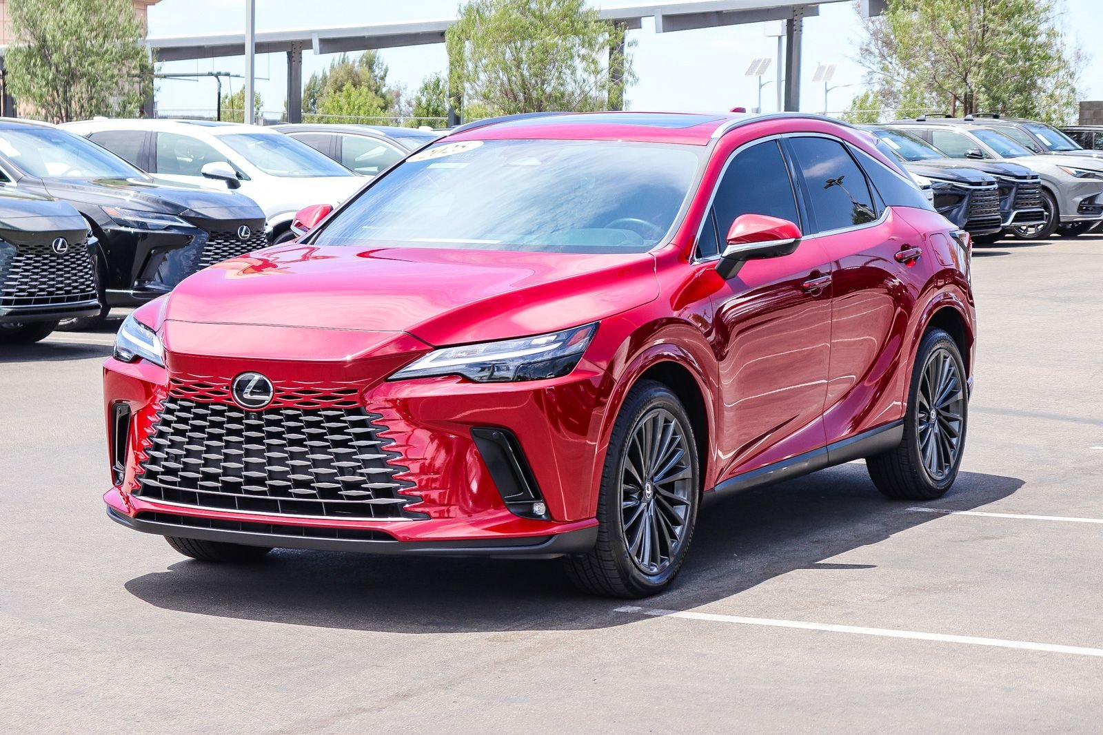 Certified Used 2025 Red Lexus 350 Premium image 3