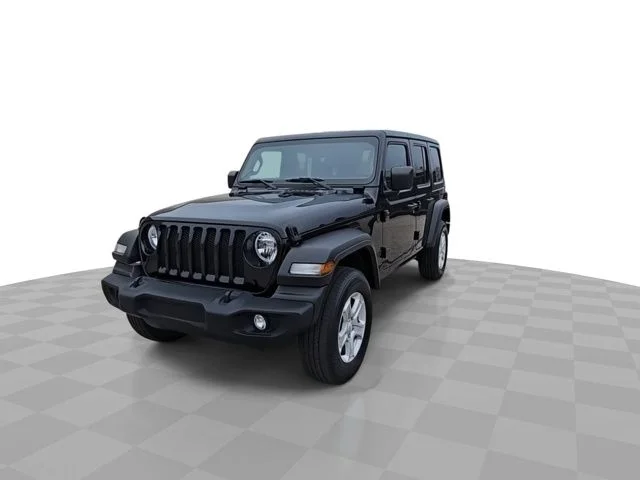 Certified Used 2022 Black Clearcoat Jeep Unlimited Sport S image 3