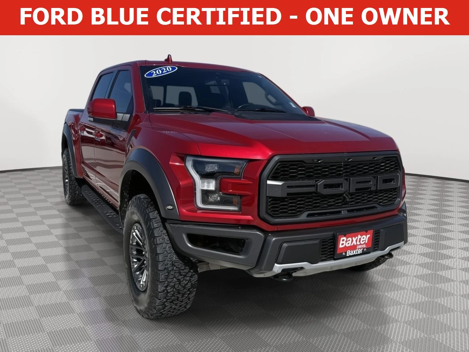 Used 2020 Rapid Red Metallic Tinted Clearcoat Ford Raptor image 1