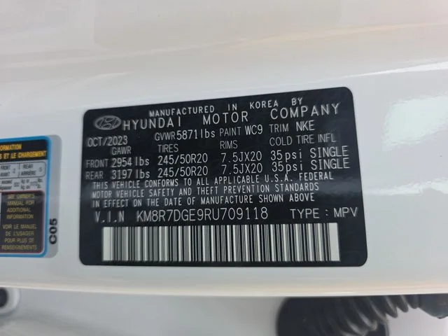 Used 2024 White Hyundai Calligraphy Night Edition image 39