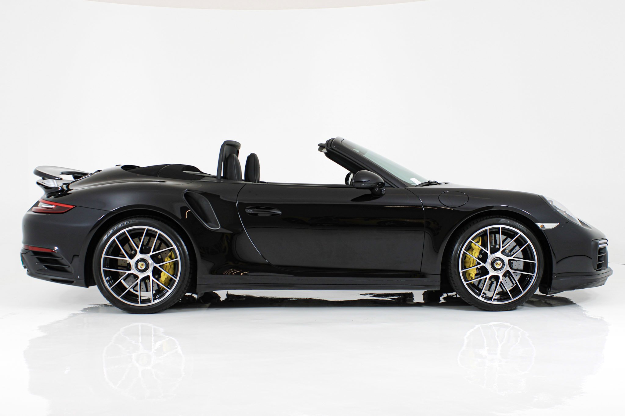 Used 2019 Black Porsche Turbo S Cabriolet image 12