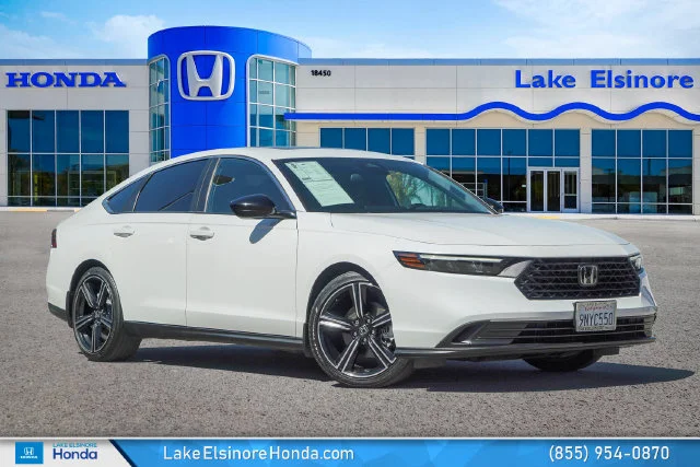 Used 2024 Platinum White Pearl Honda Sport image 1