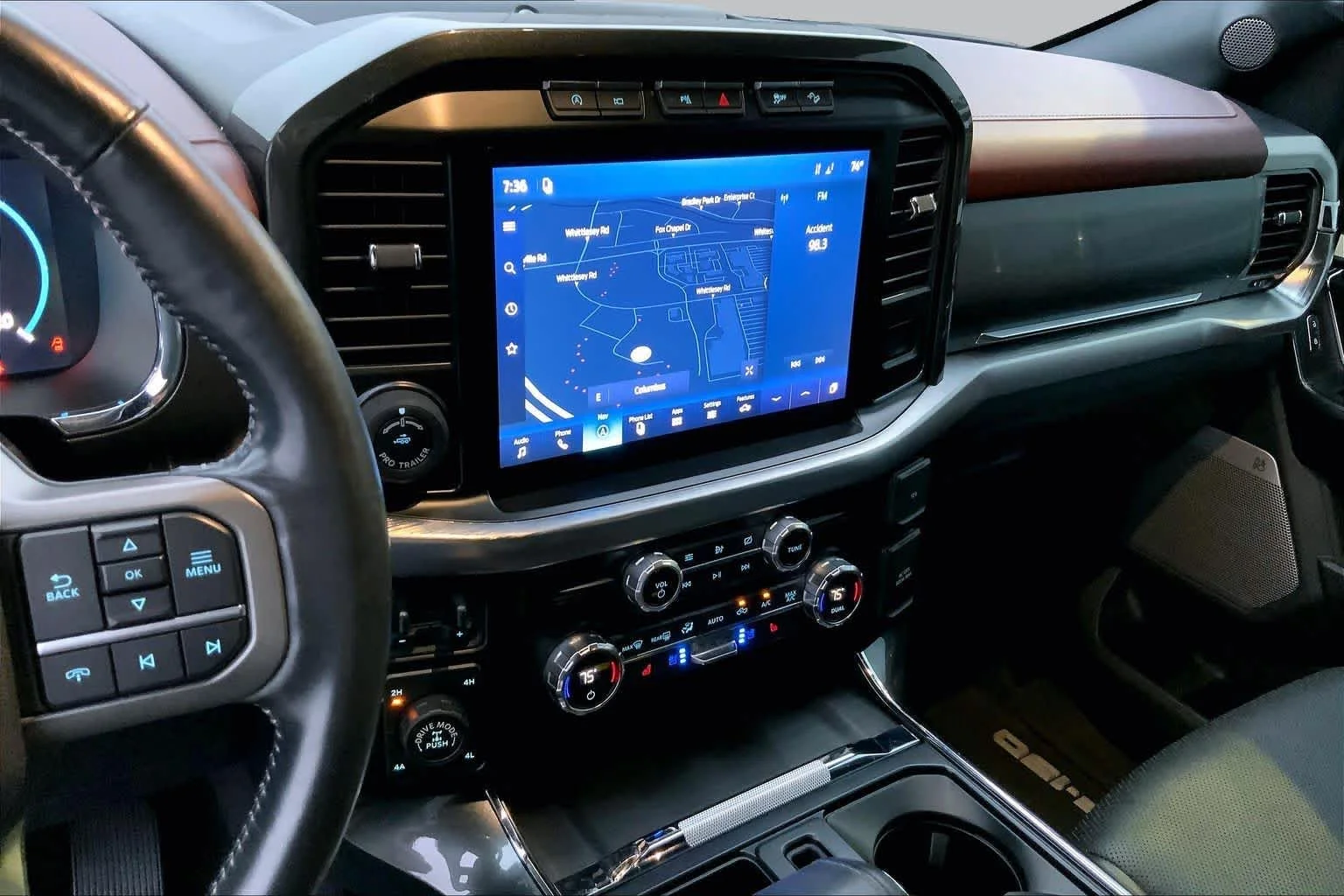Used 2021 Agate Black Ford LARIAT image 6