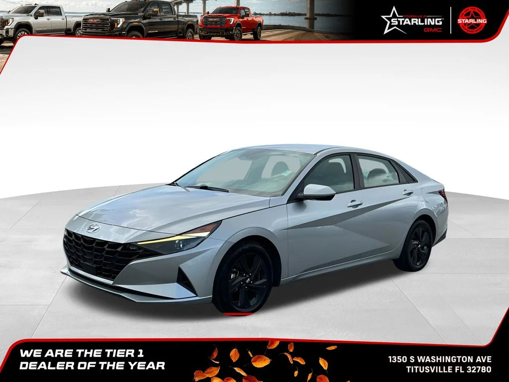 Used 2021 Silver Hyundai SEL image 1