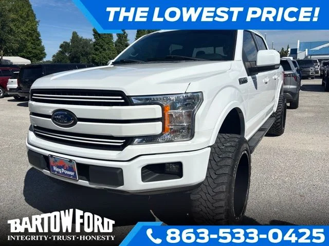Used 2018 White Ford Lariat image 1