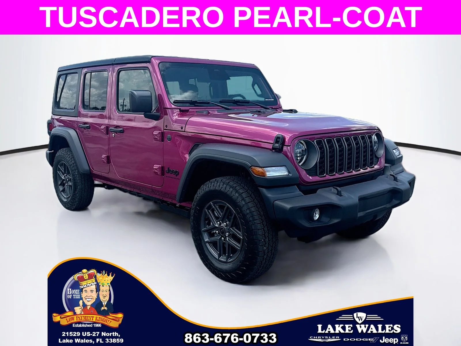 New 2026 Tuscadero Pearl-Coat Exterior Paint Jeep Sport S image 1