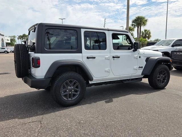 New 2026 Bright White Clear-Coat Exterior Paint Jeep Sport S image 7