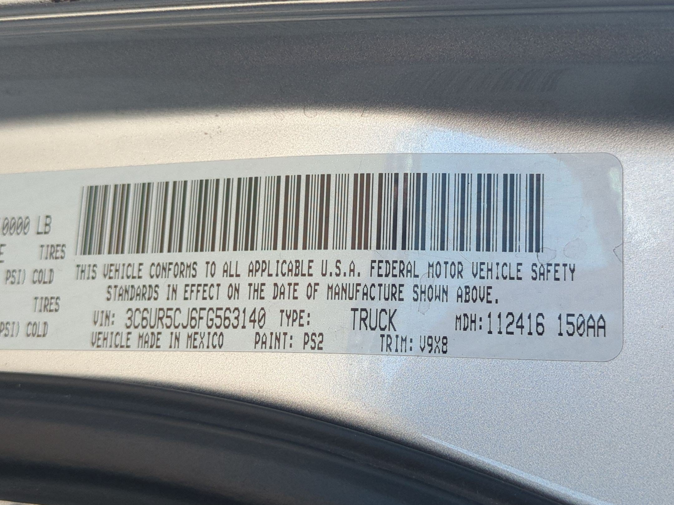 Certified Used 2015 Silver Ram Tradesman image 30