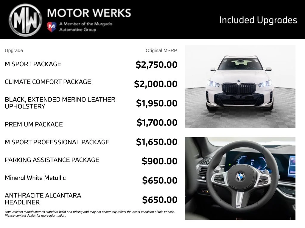 New 2026 White BMW xDrive40i image 4