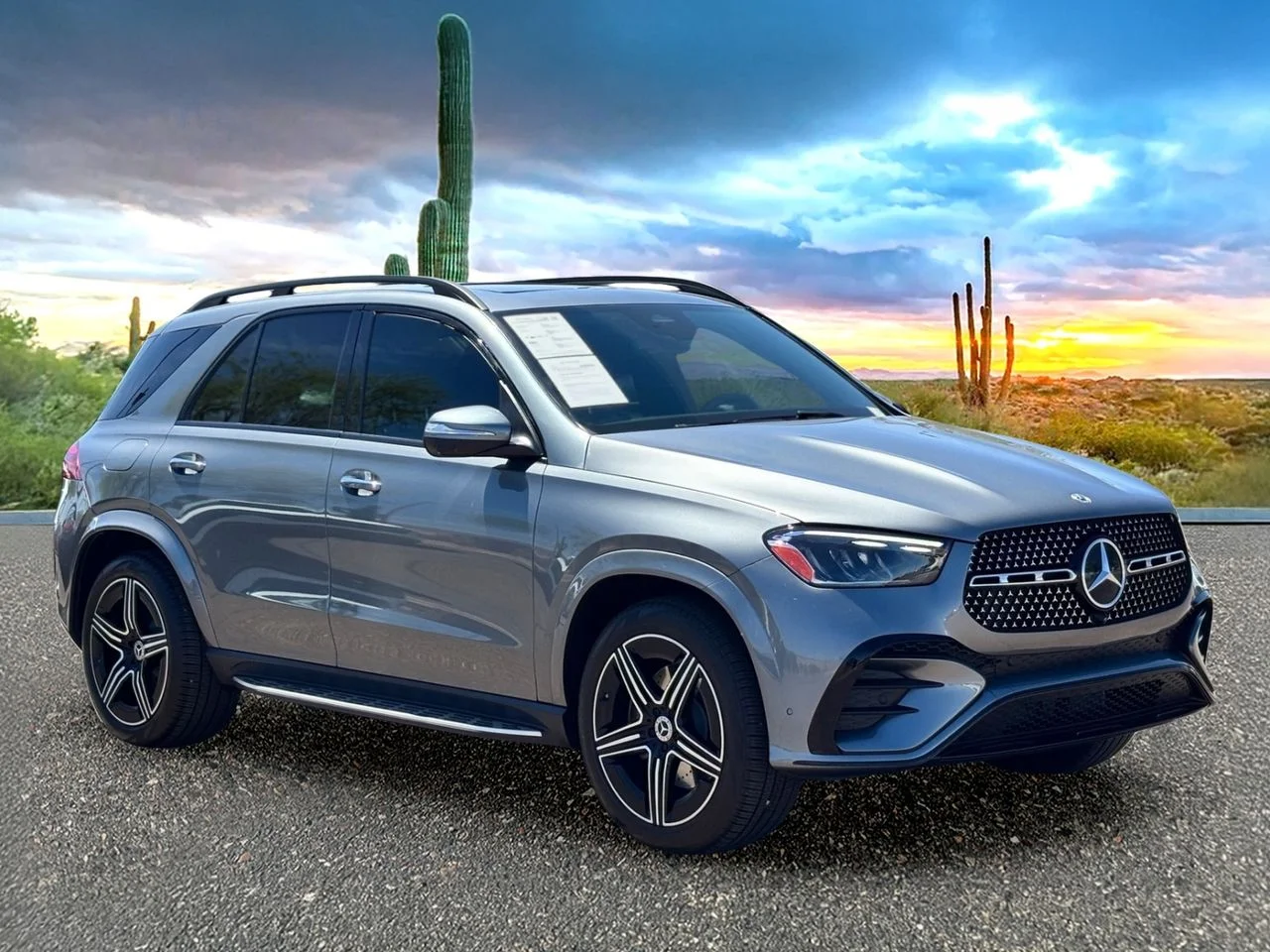 Used 2025 Selenite Gray Metallic Mercedes-Benz GLE 350 image 7