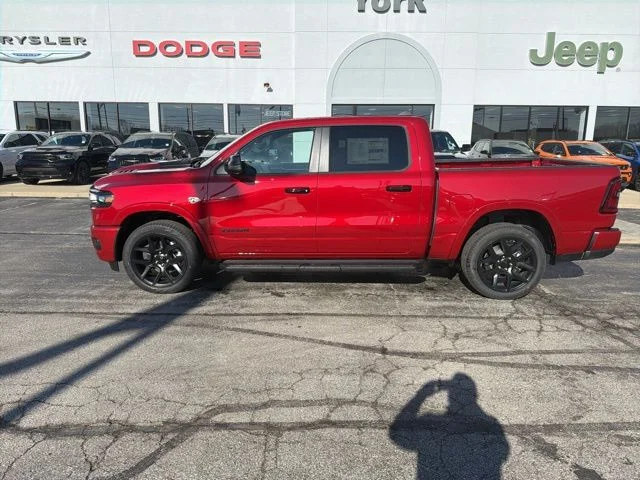 New 2026 Molten Red Pearl-Coat Exterior Paint RAM Laramie image 3