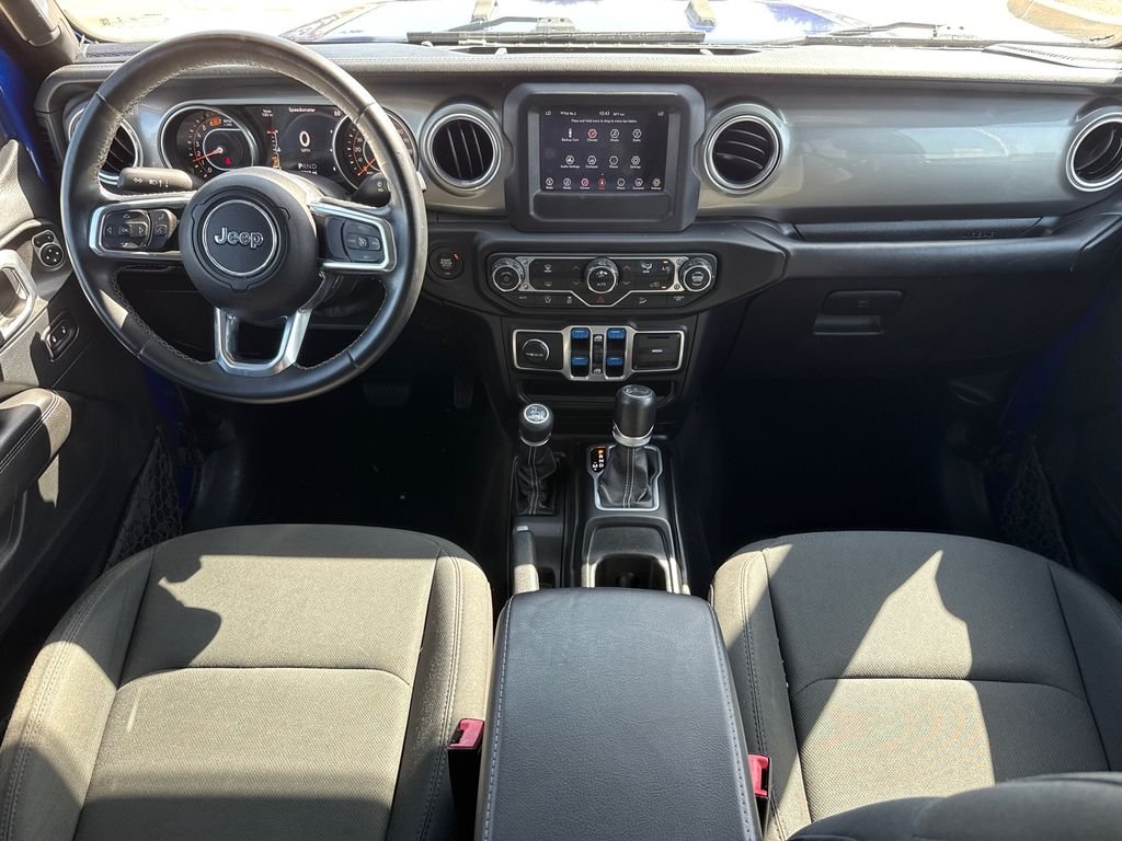 Used 2018 Blue Jeep Unlimited Sahara image 12