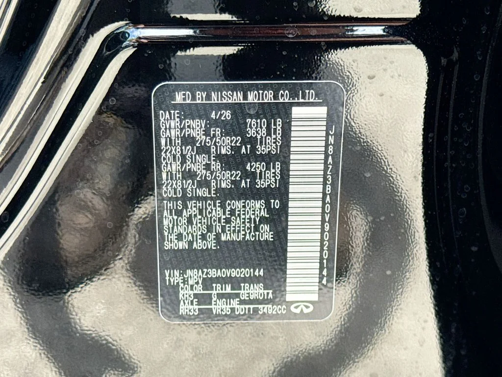 New 2027 BLACK OBSIDIAN INFINITI Luxe 2WD image 35