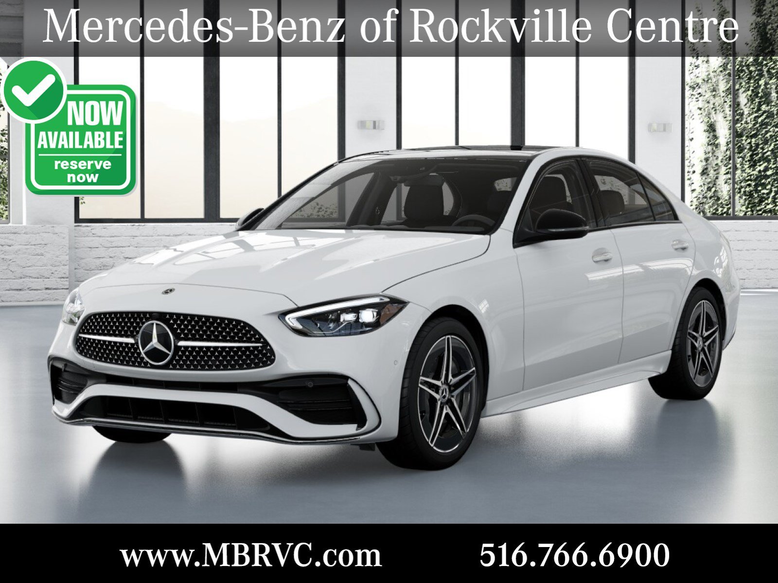 New 2026 Polar White Mercedes-Benz C 300 image 1