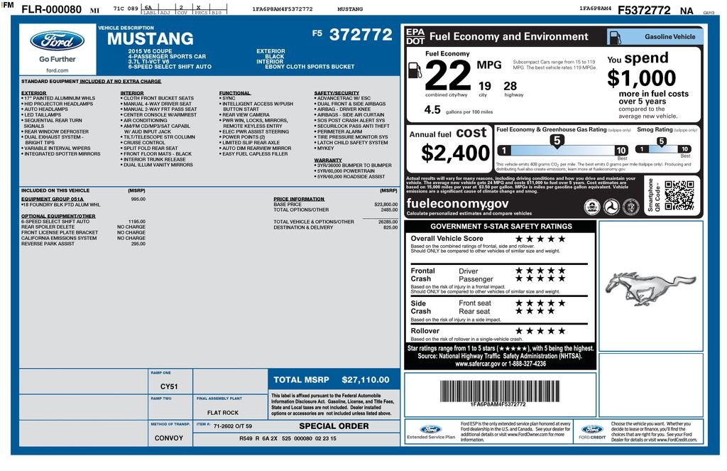 Used 2015 Black Ford V6 image 30