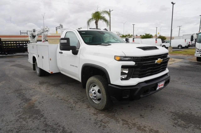 New 2024 Summit White Chevrolet Work Truck image 3