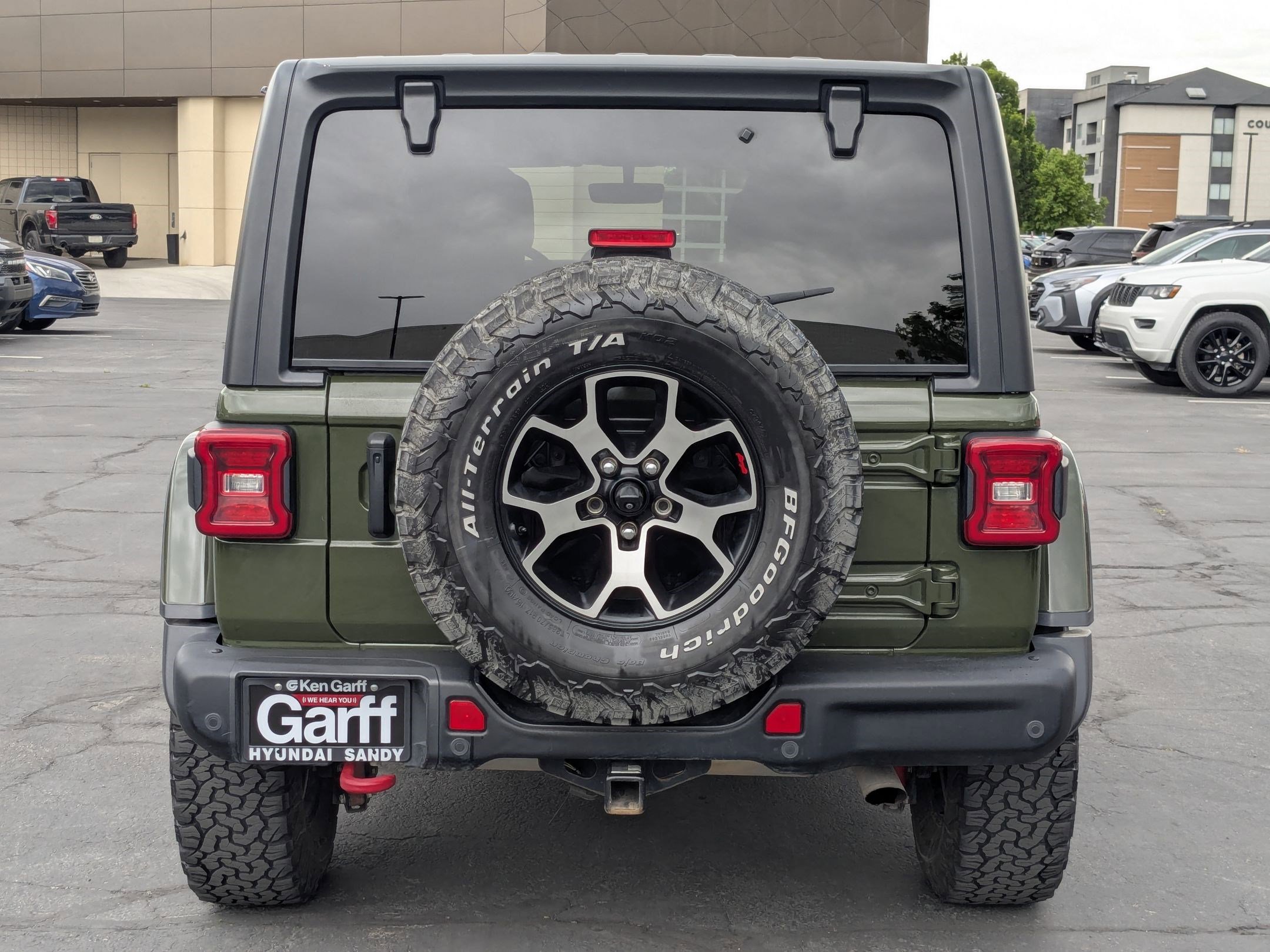 Used 2021 Sarge Green Clearcoat Jeep Unlimited Rubicon image 5