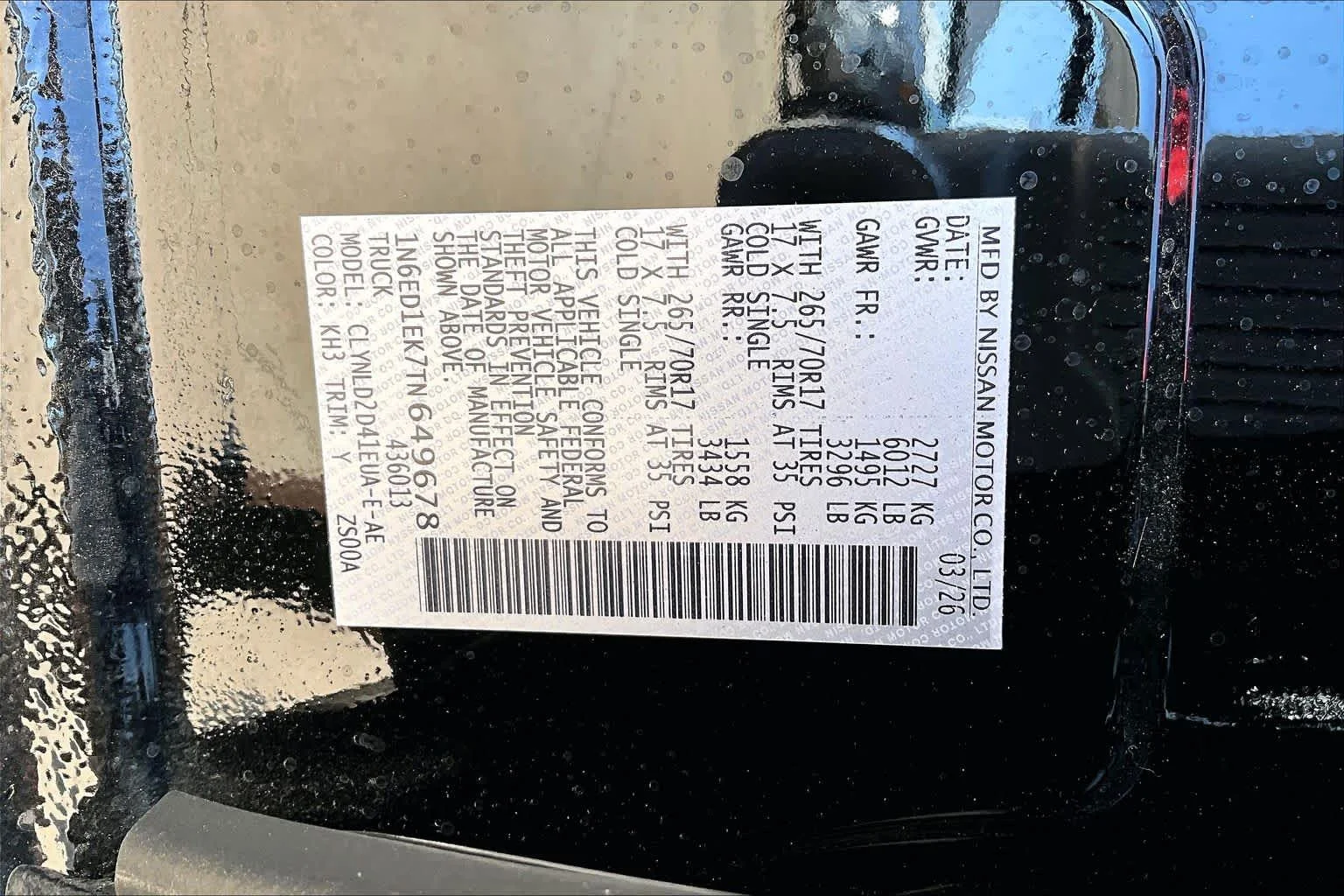 New 2026 Super Black Nissan PRO-4X image 18