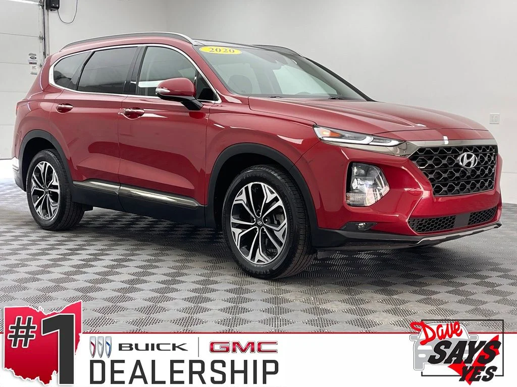 Used 2020 Scarlet Red Hyundai Limited image 1