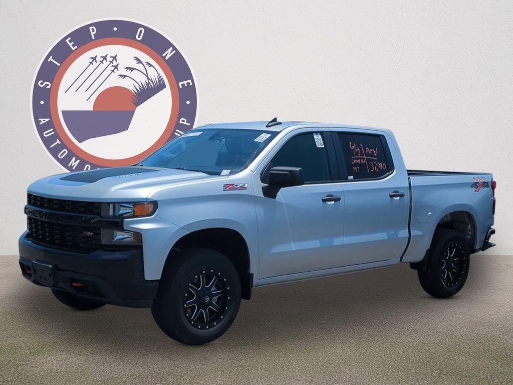 Used 2021 Silver Chevrolet Custom Trail Boss image 1