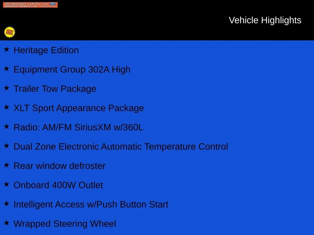 Used 2023 Blue Ford XLT image 1